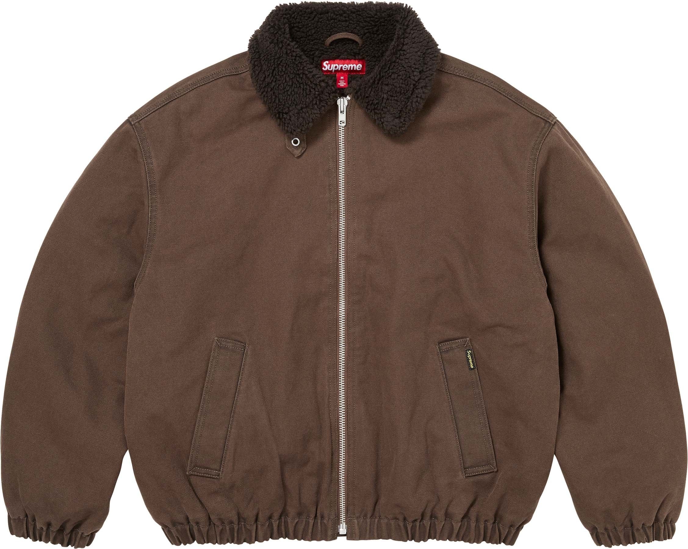 Faux Shearling Lined Bomber Jacket view 2